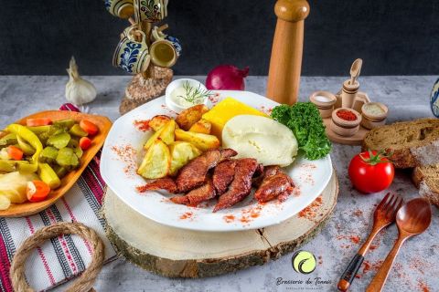 Agneau mariné façon roumaine