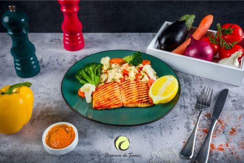 Saumon grillé