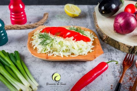 Salade de chou blanc et rouge