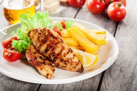 Filet de poulet grillé