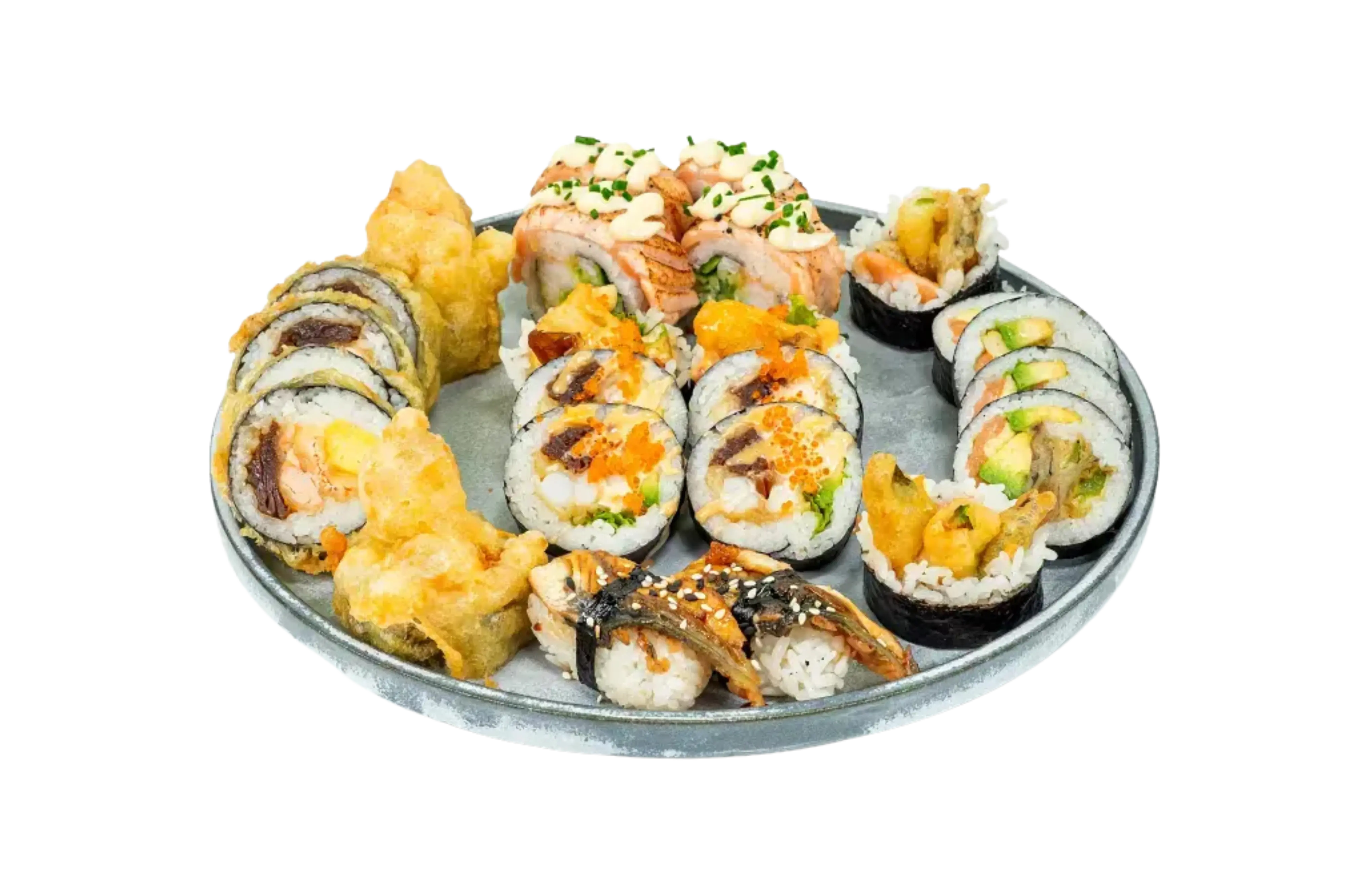 Premium Sushi Set 24 szt. – zestaw sushi z tempurą, łososiem i warzywami Perfect Sushi Warszawa