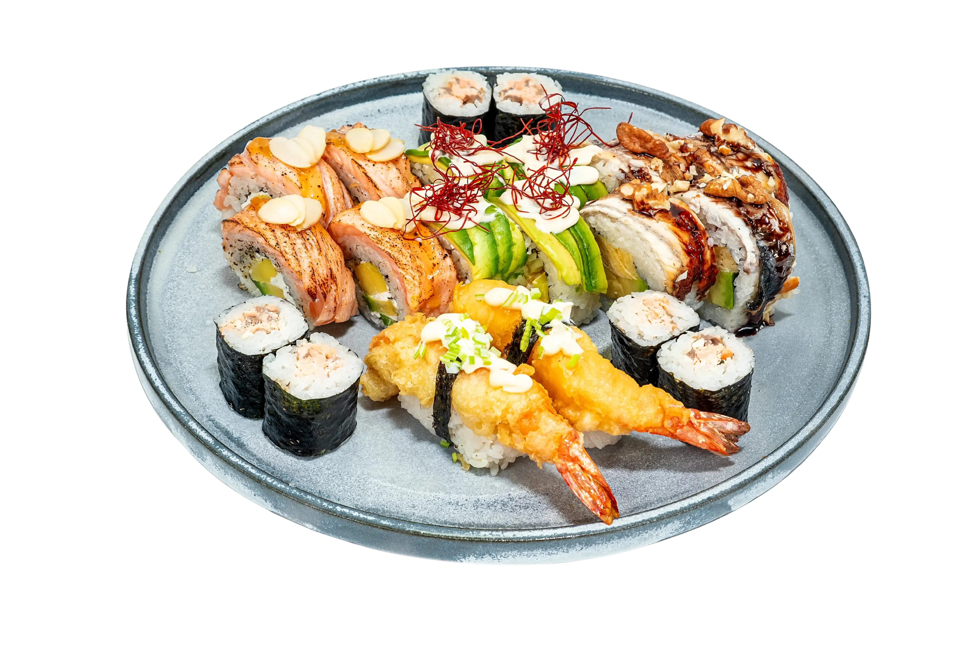 Perfect Sushi Set 20 szt. – zestaw sushi z krewetką tempura, łososiem i warzywami Perfect Sushi Warszawa