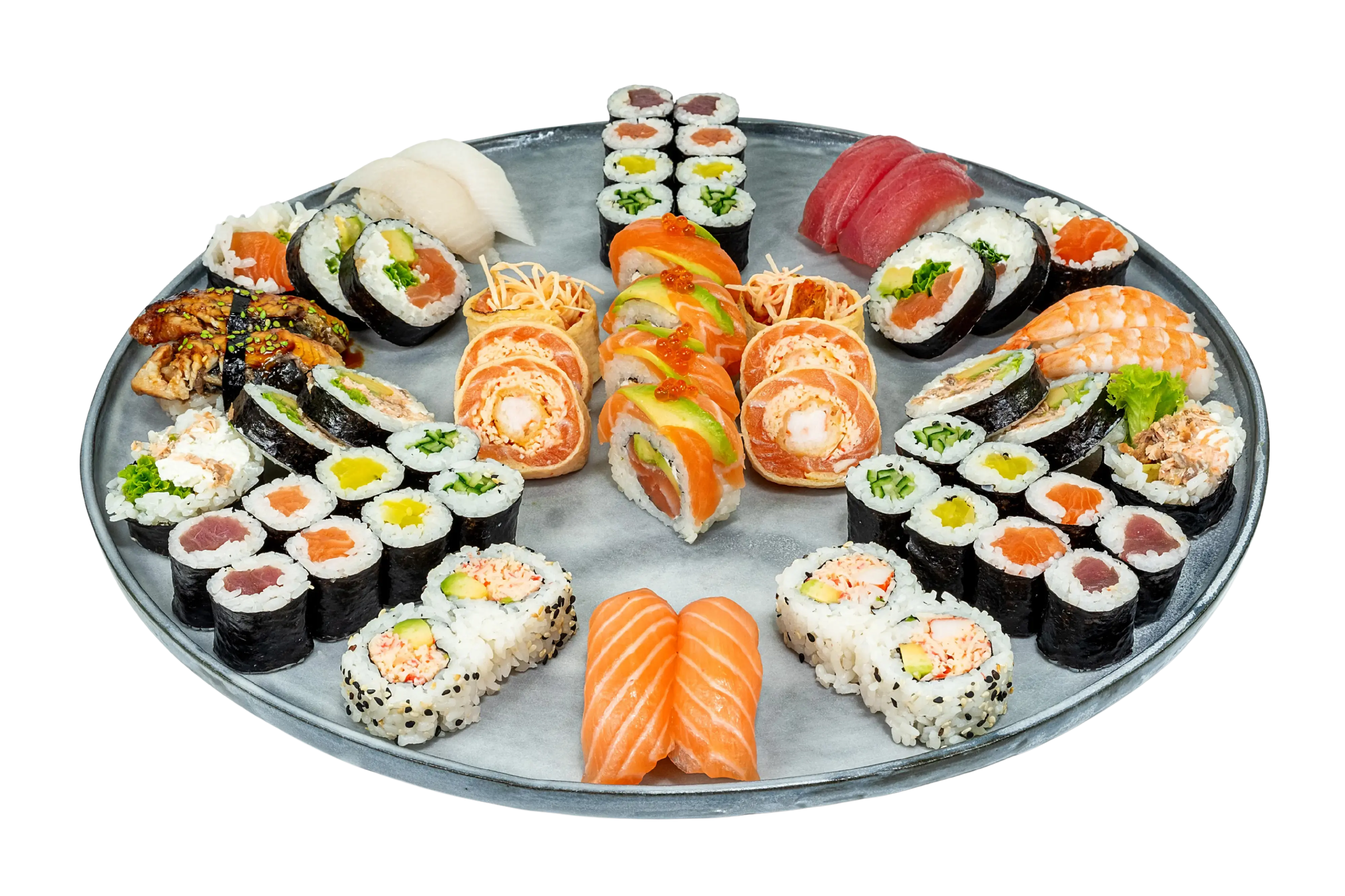 zestaw sushi na talerzu Perfect Sushi Warszawa