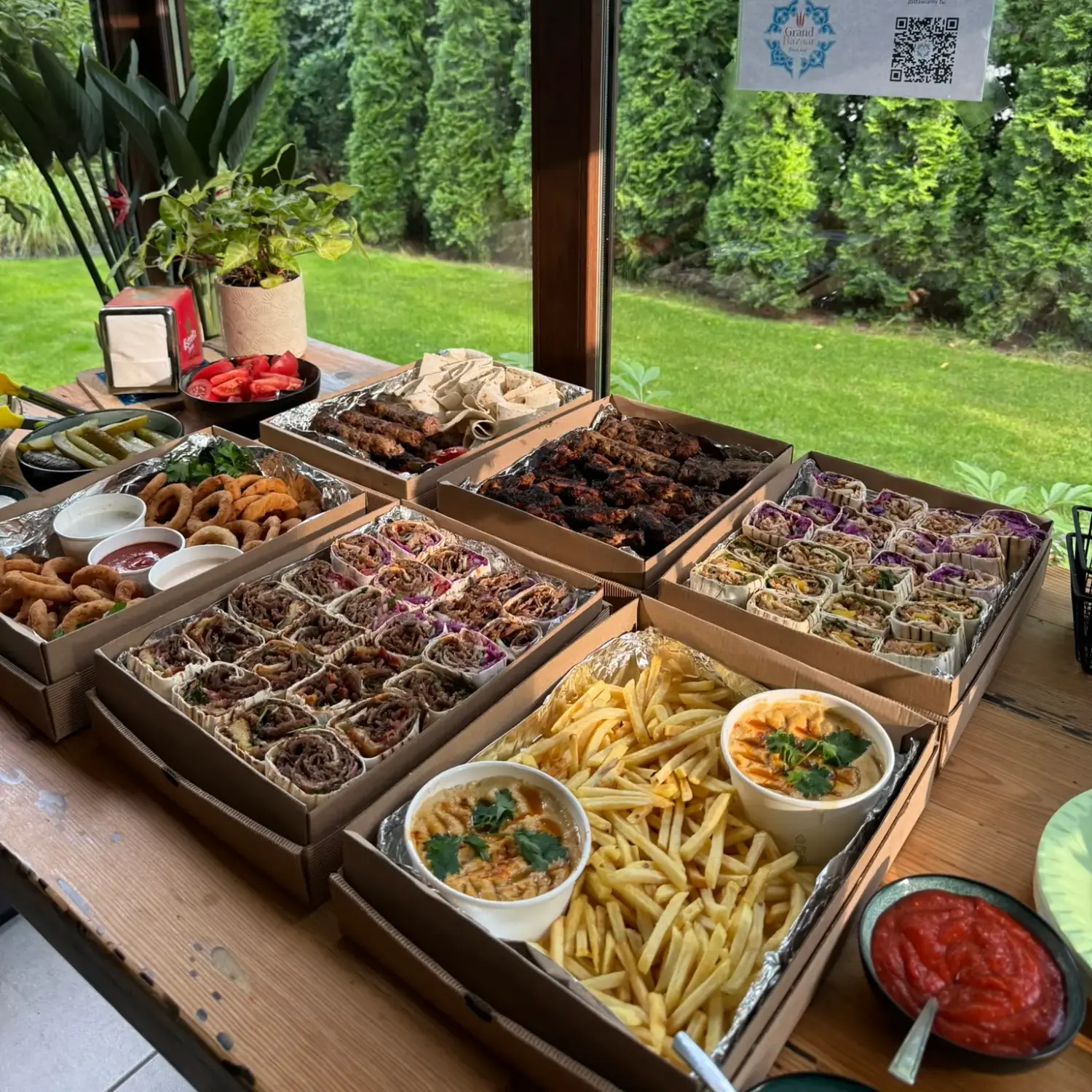 yummy party box kebab