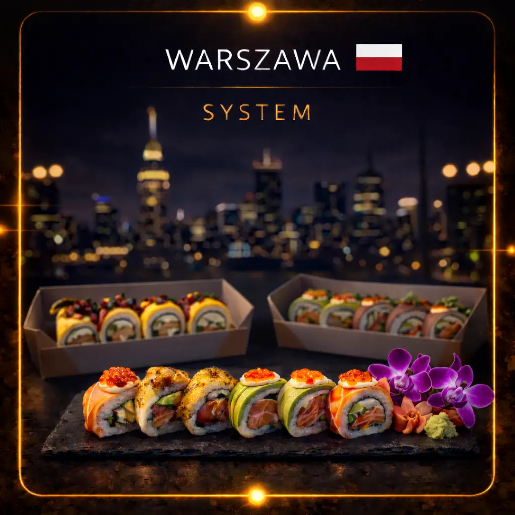 Warszawa – sushi z dostawą, system Sushiberry