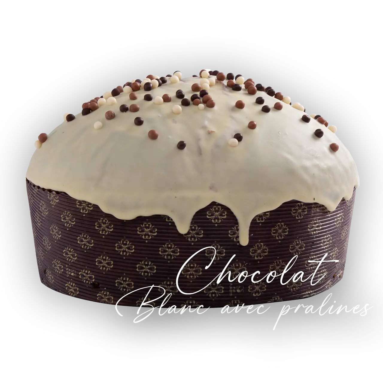 Panettone Chocolat Blanc Pralines