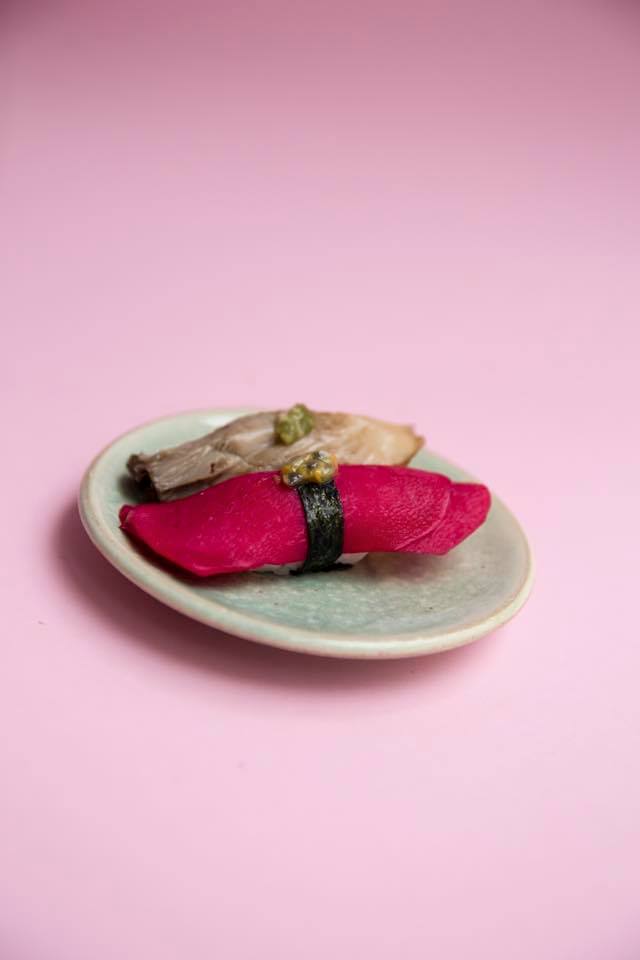 Restaurajca wegetarianśka Wars nigiri  nigiri