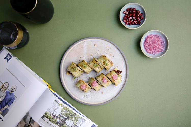 Bezglutenowe sushi - owijane uramaki