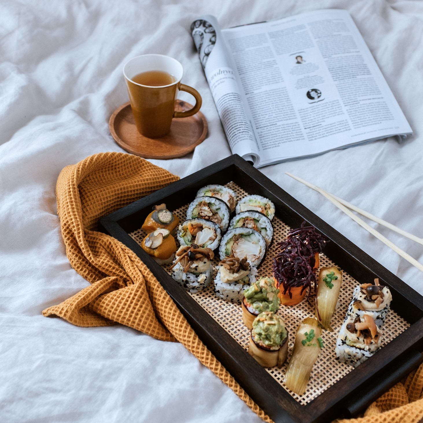 Wegetariańskie sushi - idealny zestaw na weekend