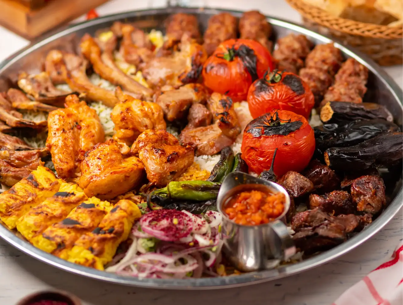 Every dish tells a story of heritage, flavor, and craftsmanship. From our signature shawarma to our expertly prepared kebabs, we bring you the true taste of the Mediterranean.